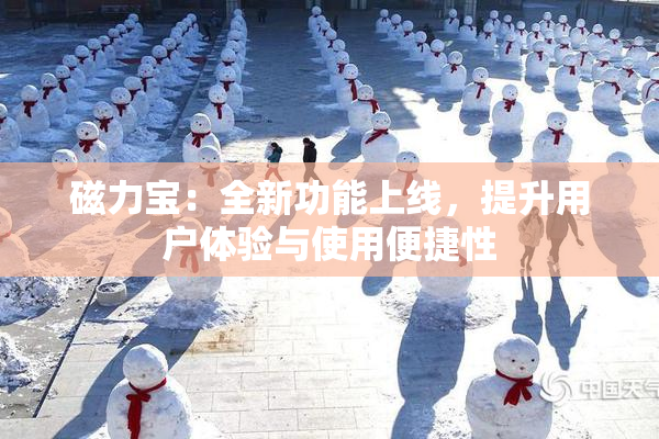 磁力宝：全新功能上线，提升用户体验与使用便捷性