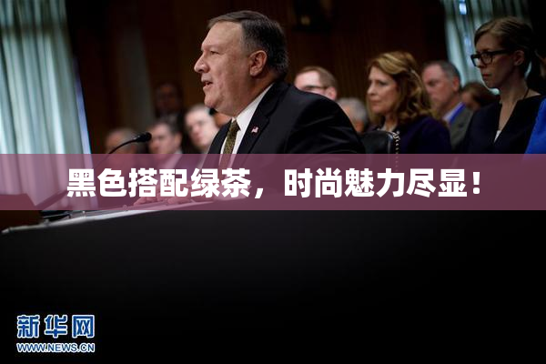 黑色搭配绿茶，时尚魅力尽显！