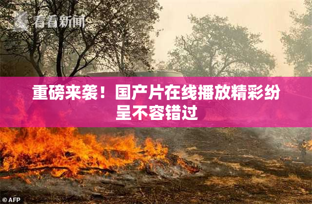 重磅来袭！国产片在线播放精彩纷呈不容错过