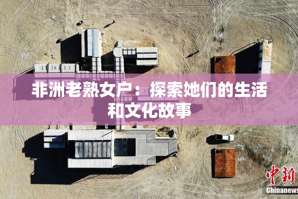 非洲老熟女户：探索她们的生活和文化故事