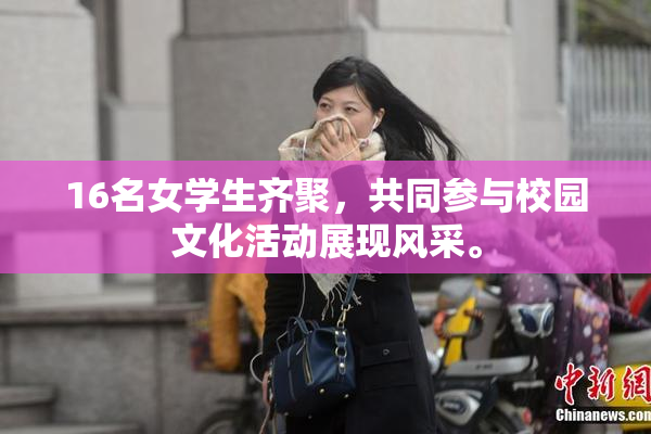 16名女学生齐聚，共同参与校园文化活动展现风采。
