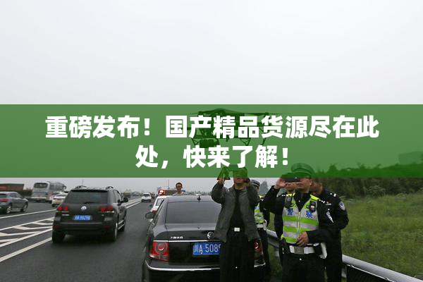 重磅发布！国产精品货源尽在此处，快来了解！