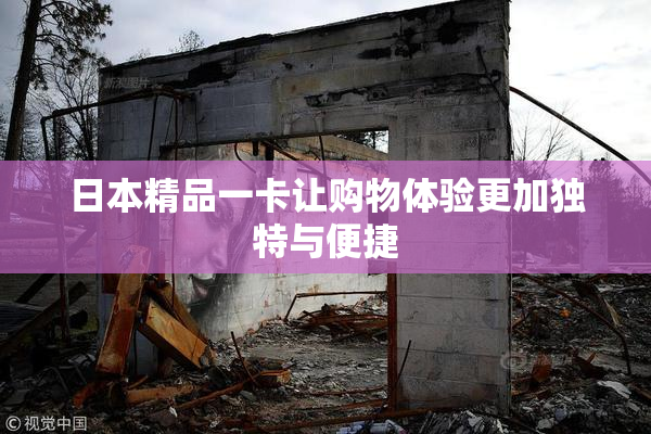 日本精品一卡让购物体验更加独特与便捷