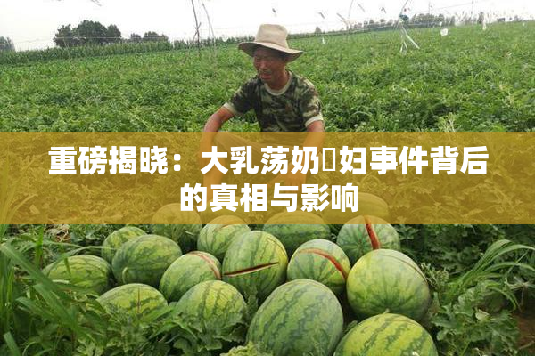 重磅揭晓：大乳荡奶婬妇事件背后的真相与影响