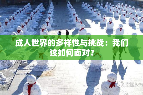 成人世界的多样性与挑战：我们该如何面对？