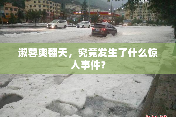 淑蓉爽翻天，究竟发生了什么惊人事件？