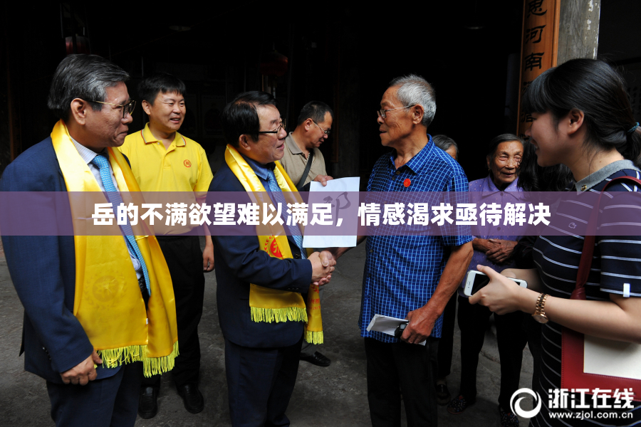 岳的不满欲望难以满足，情感渴求亟待解决
