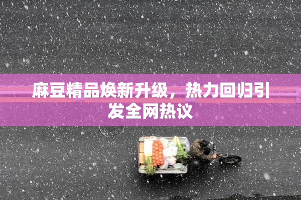 麻豆精品焕新升级，热力回归引发全网热议