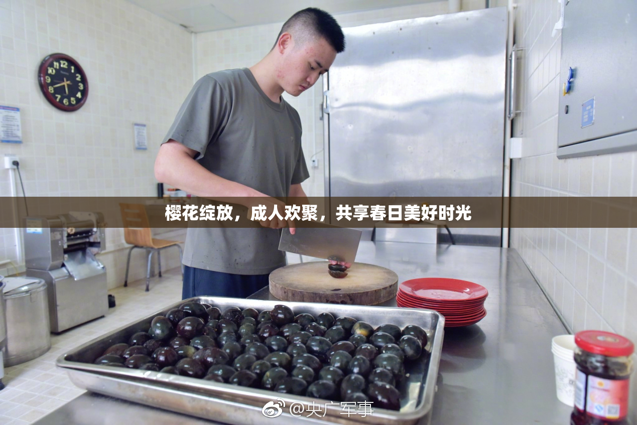 樱花绽放，成人欢聚，共享春日美好时光