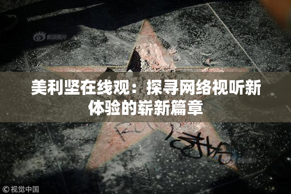 美利坚在线观：探寻网络视听新体验的崭新篇章