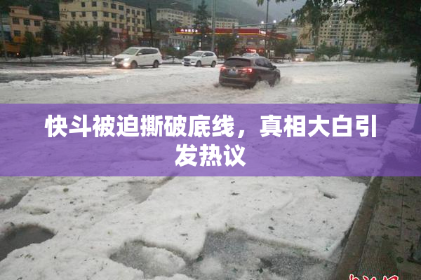 快斗被迫撕破底线，真相大白引发热议