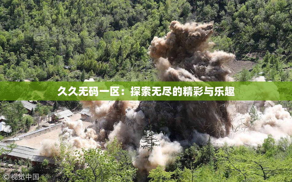 久久无码一区：探索无尽的精彩与乐趣