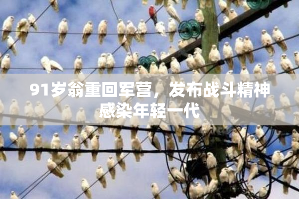 91岁翁重回军营，发布战斗精神感染年轻一代