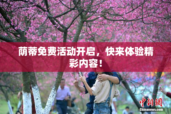 荫蒂免费活动开启，快来体验精彩内容！