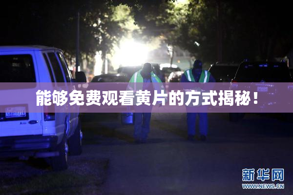 能够免费观看黄片的方式揭秘！