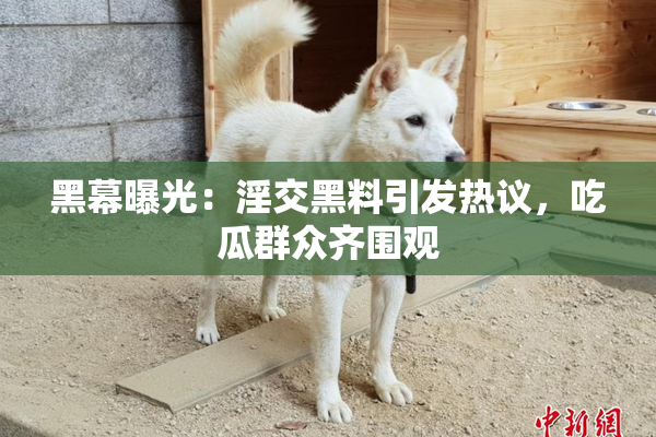 黑幕曝光：淫交黑料引发热议，吃瓜群众齐围观