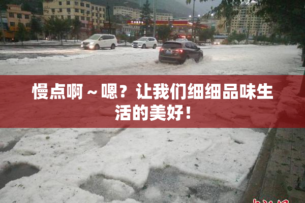 慢点啊～嗯？让我们细细品味生活的美好！