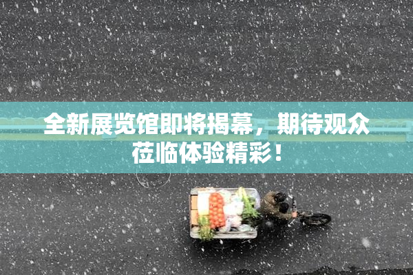 全新展览馆即将揭幕，期待观众莅临体验精彩！