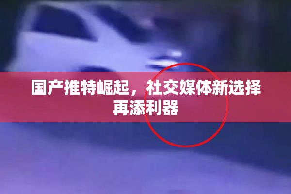 国产推特崛起，社交媒体新选择再添利器