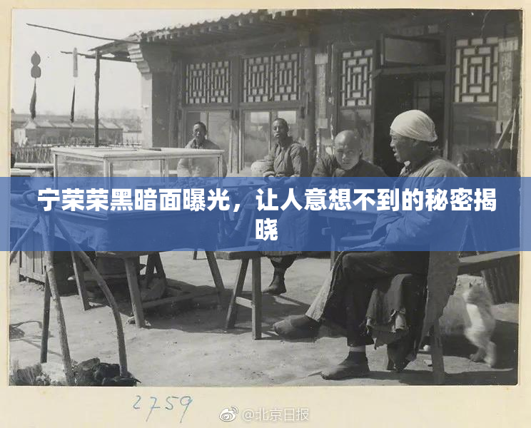 宁荣荣黑暗面曝光，让人意想不到的秘密揭晓