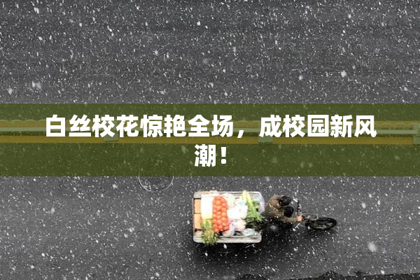 白丝校花惊艳全场，成校园新风潮！